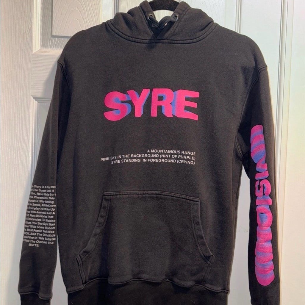 Msftrep Jaden Smith Authentic Syre Faded Black Hoodie